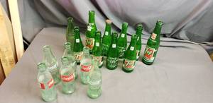 7 Up and Coke Bottles