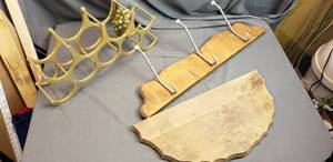 Wine Rack, Coat Rack, Shelf Board