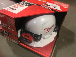 Milwaukee 450 Lumens LED SpotFlood Headlamp with Hardhat