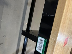 Husky 6 ft. Solid Wood Top Workbench in Black