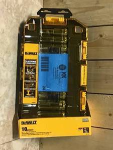 DEWALT 12 in. Drive Socket Set (10-Piece) Customer Returns See Pictures