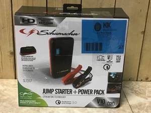 Schumacher Electric Schumacher Automotive 12-Volt 1000 Peak Amp Lithium Ion Portable Jump Starter and Portable Power Bank Customer Returns See Pictures