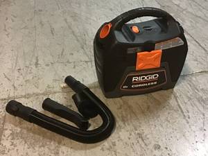 RIDGID 3 Gal. 18-Volt Cordless Handheld WetDry Shop Vacuum (Tool Only) with Filter, Expandable Hose and Accessories Customer Returns See Pictures