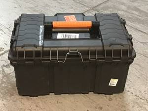 Ridgid 22 in. Pro Tool Box, Black&nbsp&nbspCustomer Returns See Pictures