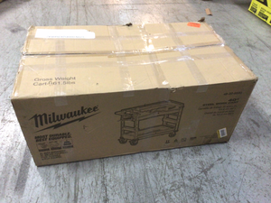 40 in. 2-Drawer Steel Work Cart by Milwaukee Customer Returns See Pictures