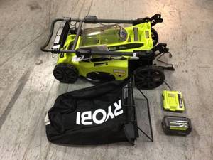 40V Brushless 20 in. Cordless Battery Walk Behind Push Lawn Mower with 6.0 Ah Battery and Charger by RYOBI Customer Returns See Pictures