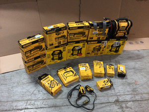 Lot of Assorted Dewalt Portable Power Stations and Chargers&nbsp Customer Returns See Pictures