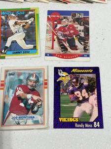 Assorted Baseball, Hockey, and Football Cards