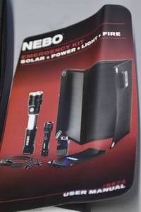 Nebo Emergency Kit Solar Power and Light