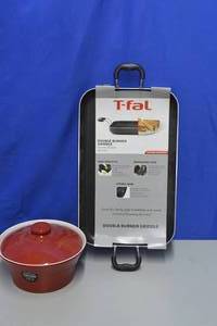 Double Burner Pan and dish
