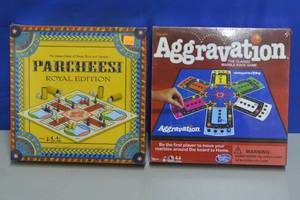 Board Games Parcheesi and Aggravation