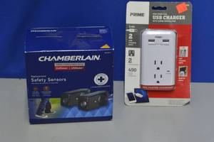 Chamberlain Sensor replacements and USB plug in outlet