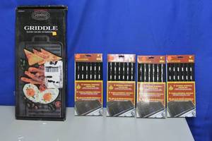 Cast Iron Griddle and Cooking Grates