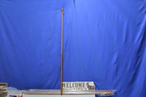 5 Flag Poles and a Welcome to the Lodge Sign