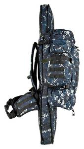 East West 9.11 Tactical Full Gear Rifle Backpack - Blue Digital Camo (SKU 2000)