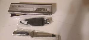 9 BLACK WOOD HANDLE BOOT KNIFE (SKU 1862)