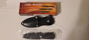 3 PIECE 4.5 LITTLE ARROW THROWING KNIFE SET (SKU 1851)