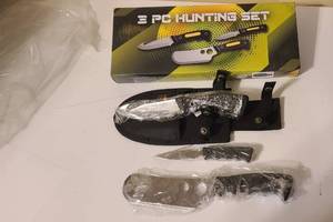 RITE EDGE 3 PIECE HUNTING SET WITH SHEATH (SKU 1830)