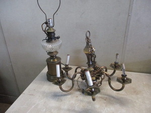Chandelier and Lamp