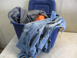 Tote Full of Coats