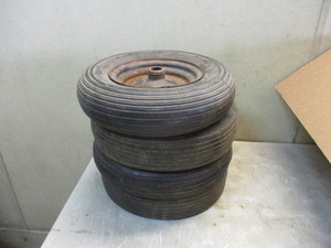 4 Wheelbarrow tires and wheels