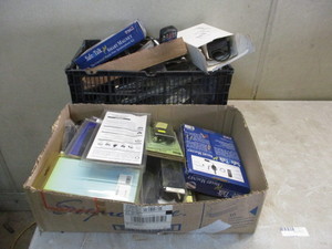 2 boxes of electronics
