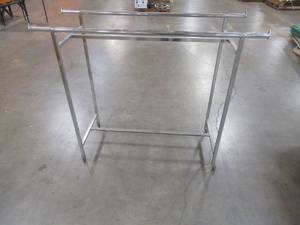 Retail Clothes Rack on Casters Adjustable Height (60 x 22).