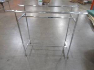 Retail Clothes Rack on Casters Adjustable Height (60 x 22).