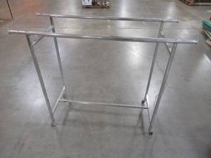 Retail Clothes Rack on Casters Adjustable Height (60 x 22).