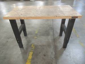Gladiator Height Adjustable Workbench (48 x 24 12) Used in Warehouse.