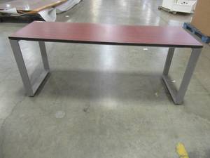 Desk (72 x 24 x 29 12 Tall). Used in Retail Office.