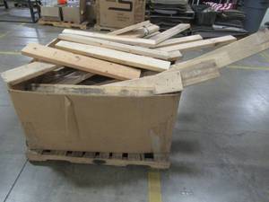 Pallet Full of Miscellaneous Lumber Pieces (LengthWidth Vary).