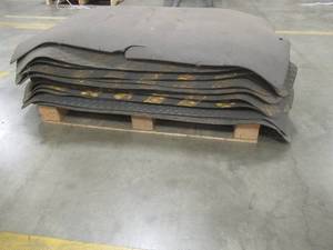 Pallet of Mixed Anti-Fatigue Floor Mats - Used in Warehouse.