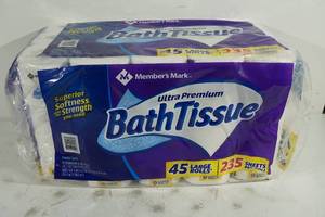 lot 72 image: Members Mark Ultra Premium Bath Tissue - 45 Large Rolls