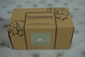lot 113 image: NEW My Home Body Luxury Bath and Shower Sponges with Activated Charcoal