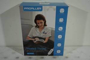 lot 116 image: NEW ProAller Heated Throw Blanket