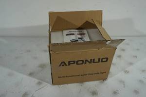 lot 120 image: NEW Aponuo Multi-Functional Solar Flag Pole Light