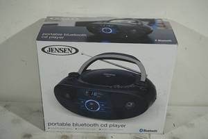 lot 37 image: NEW Jensen AMFMBluetooth CD Player Boombox