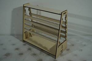 lot 149 image: Indi and Olive Adjustable Standing Earring Organizer