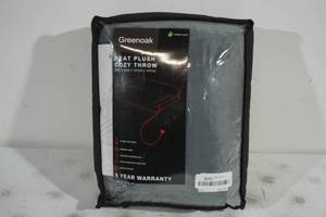 lot 156 image: NEW Greenoak Heated Plush Cozy Throw Blanket