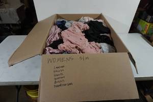 lot 177 image: Assorted Womens SM Clothing - Leggings, Shirts, Dresses, Bras