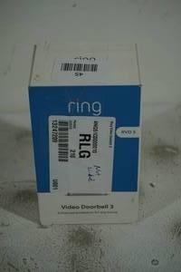 lot 45 image: Ring Video Doorbell 3 Smart Security Camera Doorbell