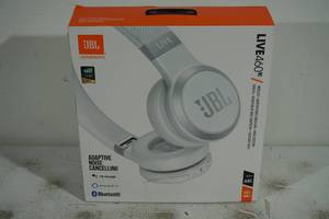 lot 55 image: JBL Live 460 NC On Ear Wireless Headphones