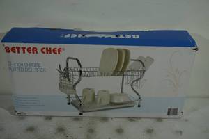 lot 181 image: NEW Better Chef 22 Dish Drying Rack