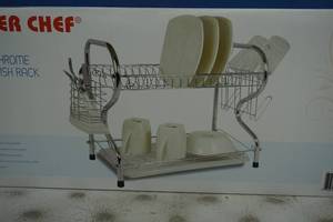 lot 166 image: NEW Better Chef 22 Dish Drying Rack