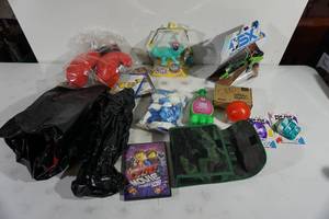 lot 168 image: Assorted Toys - Inflatable Boxing Dummy, Fidgets, Little Live Pet
