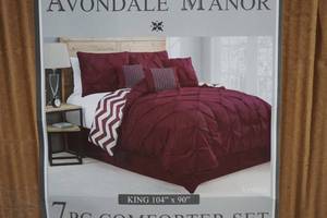 lot 203 image: Avondale Manor 7 Piece Comforter Set - King