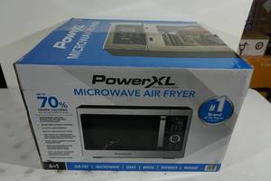 lot 194 image: NEW Power XL 6 in 1 Microwave Air Fryer