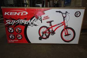lot 210 image: NEW Kent Slipstream 18 Bike with Helmet - Red