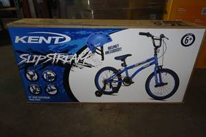 lot 229 image: NEW Kent Slipstream 18 Bike with Helmet - Blue